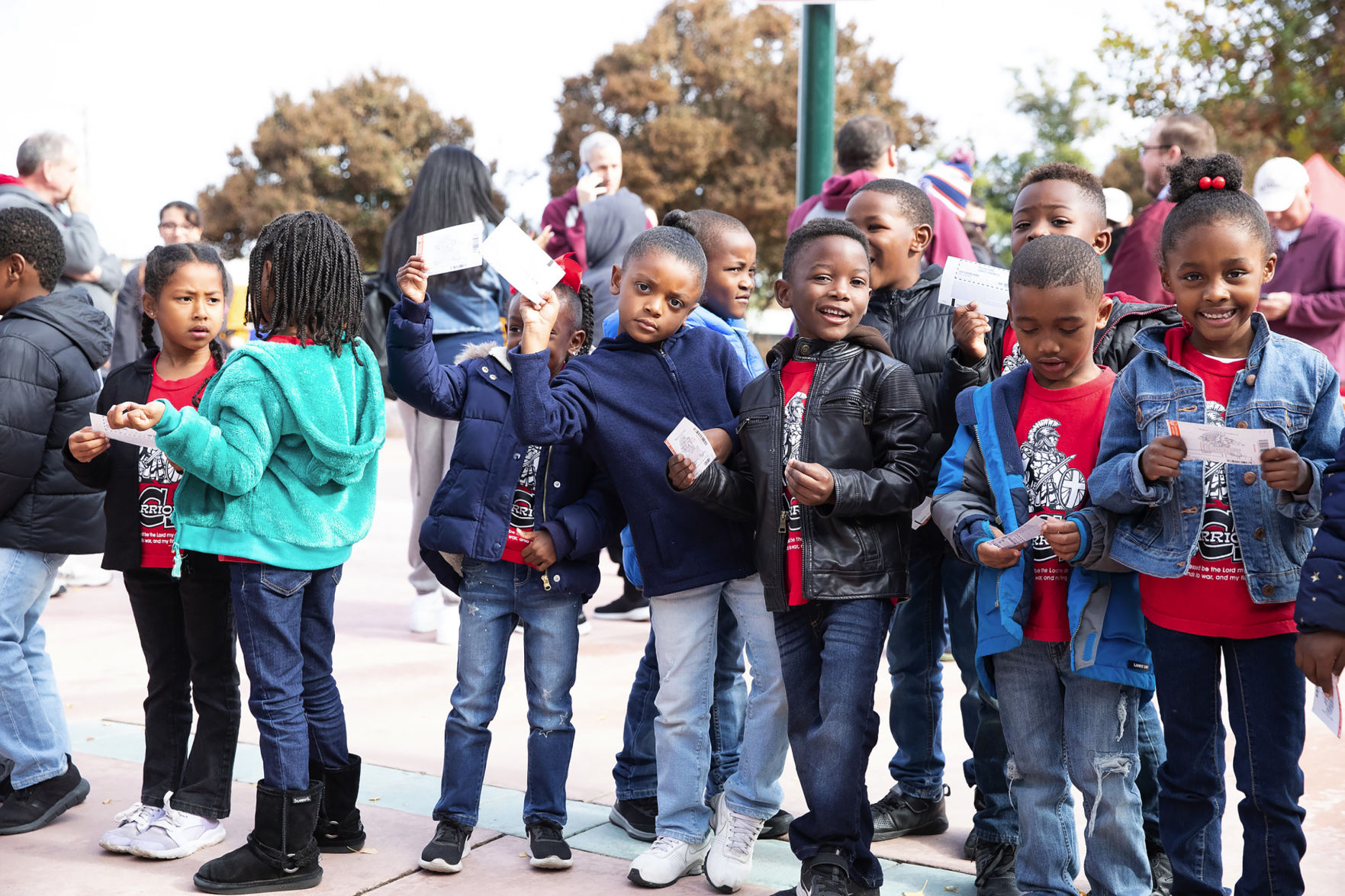 Kids flossin